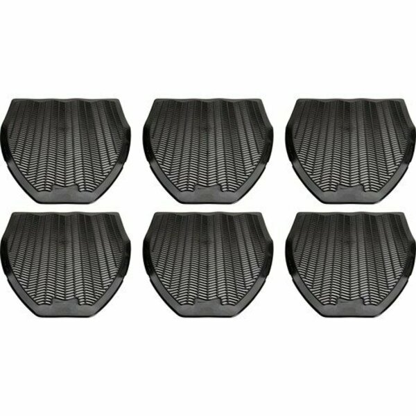 Bsc Preferred Genuine Joe Deodorizing Urinal Mat, Black, 6PK GJO58330CT